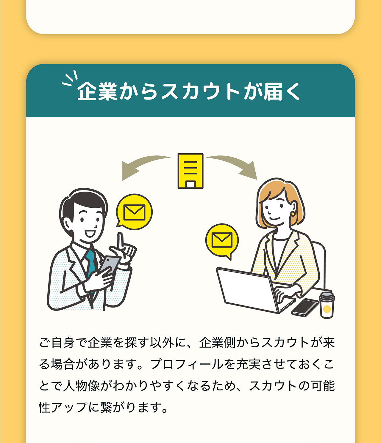 企業からのスカウト